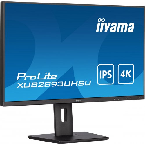 Купить Монитор Iiyama 28" ProLite XUB2893UHSU-B5 Black - цена в Харькове, Киеве, Днепре, Одессе
в интернет-магазине Telemart фото