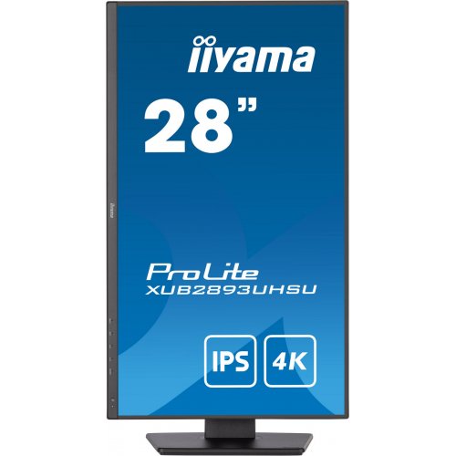 Купить Монитор Iiyama 28" ProLite XUB2893UHSU-B5 Black - цена в Харькове, Киеве, Днепре, Одессе
в интернет-магазине Telemart фото