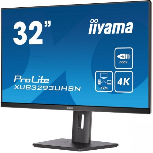 Купити Монітор Iiyama 31.5" ProLite XUB3293UHSN-B5 Black - ціна в Києві, Львові, Вінниці, Хмельницькому, Франківську, Україні | інтернет-магазин TELEMART.UA фото