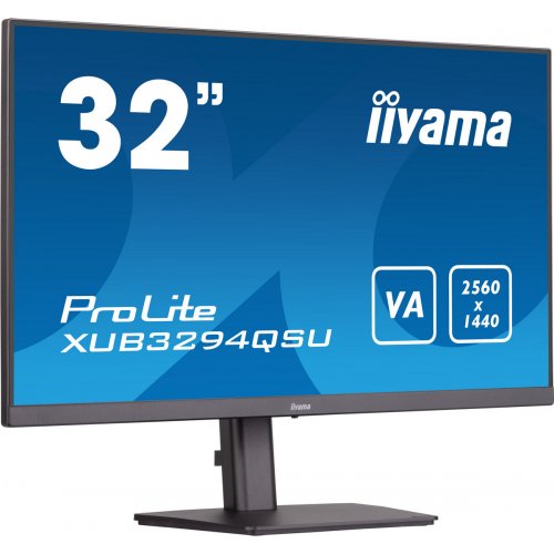 Купить Монитор Iiyama 31.5" ProLite XUB3294QSU-B1 Black - цена в Харькове, Киеве, Днепре, Одессе
в интернет-магазине Telemart фото