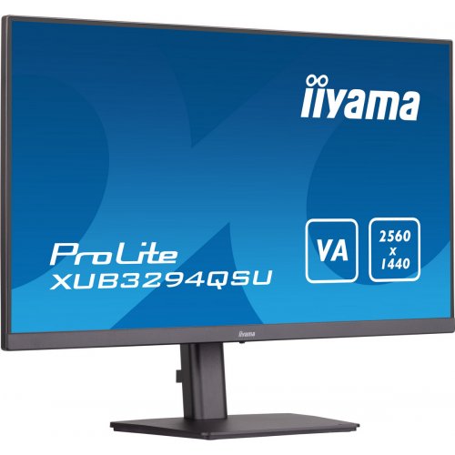 Купить Монитор Iiyama 31.5" ProLite XUB3294QSU-B1 Black - цена в Харькове, Киеве, Днепре, Одессе
в интернет-магазине Telemart фото