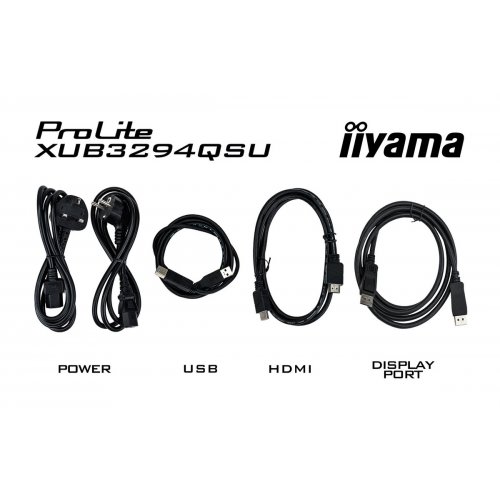 Купить Монитор Iiyama 31.5" ProLite XUB3294QSU-B1 Black - цена в Харькове, Киеве, Днепре, Одессе
в интернет-магазине Telemart фото