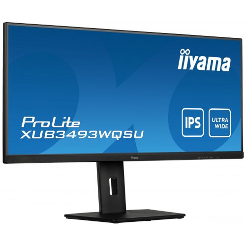 Купити Монітор Iiyama 34" ProLite XUB3493WQSU-B5 Black - ціна в Києві, Львові, Вінниці, Хмельницькому, Франківську, Україні | інтернет-магазин TELEMART.UA фото