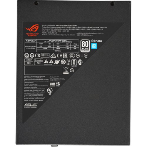 Продати Блок живлення Asus ROG Thor 1000W Platinum II EVA Edition (90YE00L3-B0NA00) за Trade-In у інтернет-магазині Телемарт - Київ, Дніпро, Україна фото