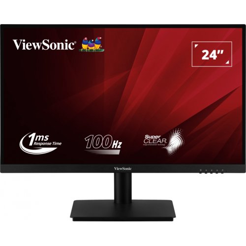 Купить Монитор ViewSonic 23.8" VA2406-H Black - цена в Харькове, Киеве, Днепре, Одессе
в интернет-магазине Telemart фото