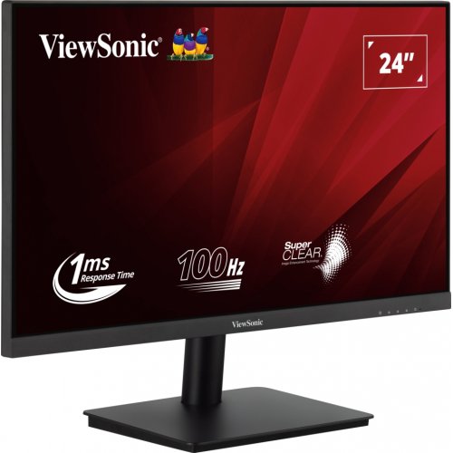 Купить Монитор ViewSonic 23.8" VA2406-H Black - цена в Харькове, Киеве, Днепре, Одессе
в интернет-магазине Telemart фото