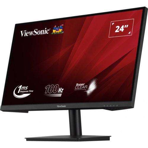 Купить Монитор ViewSonic 23.8" VA2406-H Black - цена в Харькове, Киеве, Днепре, Одессе
в интернет-магазине Telemart фото