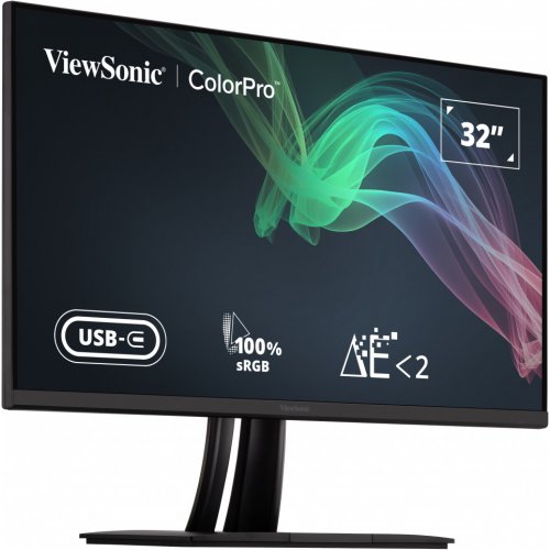 Купить Монитор ViewSonic 31.5" VP3256-4K Black - цена в Харькове, Киеве, Днепре, Одессе
в интернет-магазине Telemart фото