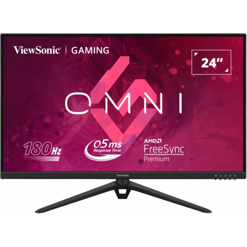 Купити Монітор ViewSonic 23.8" VX2428J Black - ціна в Києві, Львові, Вінниці, Хмельницькому, Франківську, Україні | інтернет-магазин TELEMART.UA фото