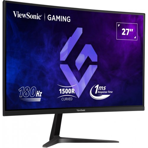 Купить Монитор ViewSonic 27" VX2718-PC-MHD Black - цена в Харькове, Киеве, Днепре, Одессе
в интернет-магазине Telemart фото