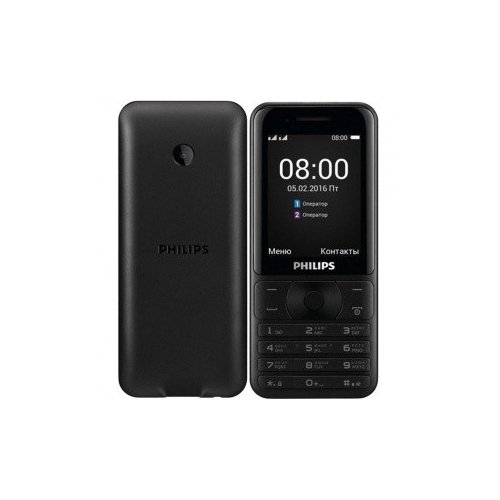 Купить Мобильный телефон Philips Xenium E181 Dual Sim Black - цена в Харькове, Киеве, Днепре, Одессе
в интернет-магазине Telemart фото