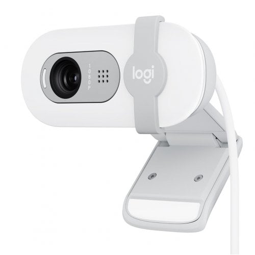 Купить Веб-камера Logitech Brio 100 Full HD (960-001617) Off-White - цена в Харькове, Киеве, Днепре, Одессе
в интернет-магазине Telemart фото