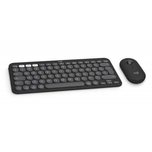 Купити Комплект Logitech Pebble 2 Combo for Mac (920-012244) Graphite - ціна в Києві, Львові, Вінниці, Хмельницькому, Франківську, Україні | інтернет-магазин TELEMART.UA фото