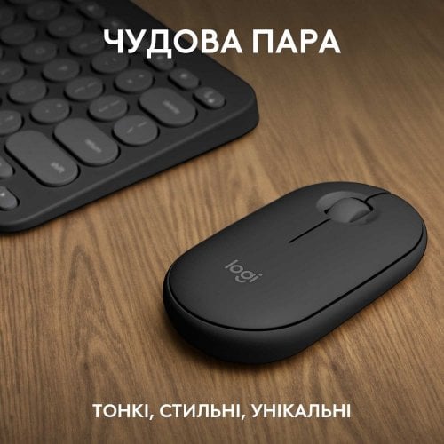 Купити Комплект Logitech Pebble 2 Combo for Mac (920-012244) Graphite - ціна в Києві, Львові, Вінниці, Хмельницькому, Франківську, Україні | інтернет-магазин TELEMART.UA фото