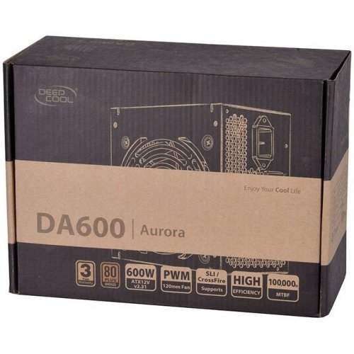 Продати Блок живлення Deepcool DA600 600W (DP-BZ-DA600N) за Trade-In у інтернет-магазині Телемарт - Київ, Дніпро, Україна фото