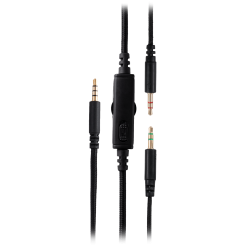 З'ємний кабель HATOR for Hypergang 2 x 3.5mm 2.5m (ACC-202) Black