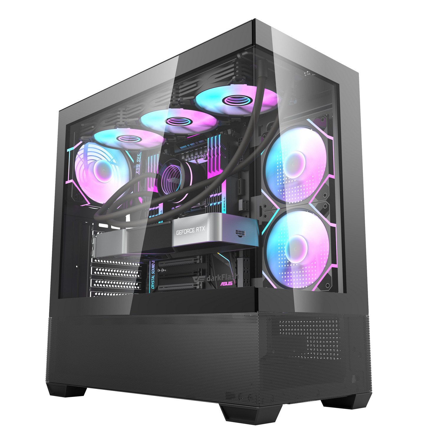 Ds9000 Продать Корпус DarkFlash DS9000 Air без БП Black по Trade-In интернет ...