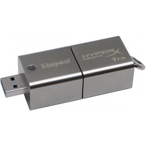 Накопичувач Kingston DataTravel HyperX Predator 1TB USB 3.0 Metal Silver (DTHXP30/1TB) купити в Україні | Telemart фото