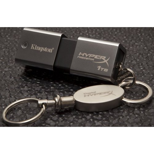 Накопичувач Kingston DataTravel HyperX Predator 1TB USB 3.0 Metal Silver (DTHXP30/1TB) купити в Україні | Telemart фото