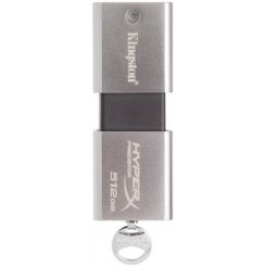 Накопичувач Kingston DataTravel HyperX Predator 512GB USB 3.0 Metal Silver (DTHXP30/512GB)