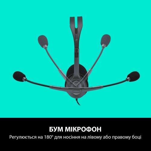 Фото Навушники Logitech H111 Stereo Headset (981-000593)