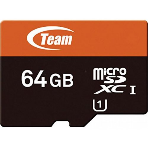 Купить Карта памяти Team microSDXC 64GB Class 10 (с адаптером) (TUSDX64GUHS03) - цена в Харькове, Киеве, Днепре, Одессе
в интернет-магазине Telemart фото