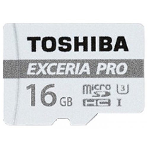 Купить Карта памяти Toshiba microSDHC Exceria Pro 16GB Class 10 UHS-I U3 (с адаптером) (THN-M401S0160E2) - цена в Харькове, Киеве, Днепре, Одессе
в интернет-магазине Telemart фото
