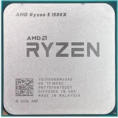Процессор AMD Ryzen 5 1500X 3.5(3.7)GHz 16MB sAM4 Tray (YD150XBBM4GAE)