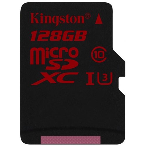 Купить Карта памяти Kingston microSDXC 128GB Class 10 UHS-I U3 (без адаптера) (SDCA3/128GBSP) - цена в Харькове, Киеве, Днепре, Одессе
в интернет-магазине Telemart фото