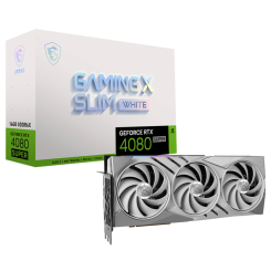 Відеокарта MSI GeForce RTX 4080 SUPER GAMING X SLIM WHITE 16384MB (RTX 4080 SUPER 16G GAMING X SLIM WHITE)