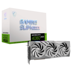 Відеокарта MSI GeForce RTX 4080 SUPER GAMING SLIM WHITE 16384MB (RTX 4080 SUPER 16G GAMING SLIM WHITE)