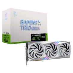 Видеокарта MSI GeForce RTX 4070 Ti SUPER GAMING X TRIO WHITE 16384MB (RTX 4070 Ti SUPER 16G GAMING X TRIO WHITE)