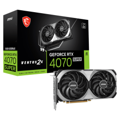 Видеокарта MSI GeForce RTX 4070 SUPER VENTUS 2X 12228MB (RTX 4070 SUPER 12G VENTUS 2X)