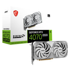 Видеокарта MSI GeForce RTX 4070 SUPER VENTUS 2X WHITE 12228MB (RTX 4070 SUPER 12G VENTUS 2X WHITE)