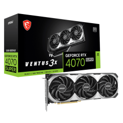 Видеокарта MSI GeForce RTX 4070 SUPER VENTUS 3X OC 12228MB (RTX 4070 SUPER 12G VENTUS 3X OC)