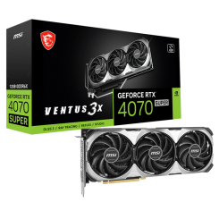 Видеокарта MSI GeForce RTX 4070 SUPER VENTUS 3X 12228MB (RTX 4070 SUPER 12G VENTUS 3X)
