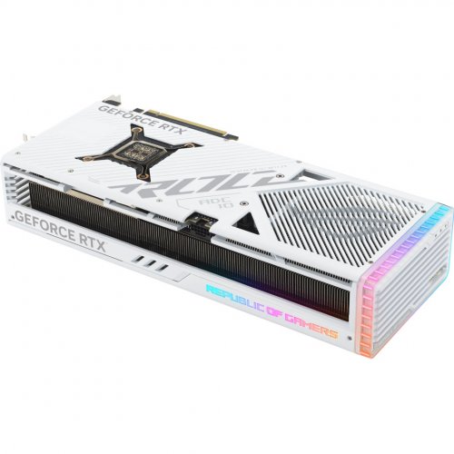 Photo Video Graphic Card Asus ROG Strix GeForce RTX 4080 SUPER OC White 16384MB (ROG-STRIX-RTX4080S-O16G-WHITE)