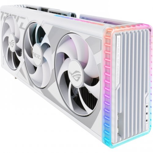 Photo Video Graphic Card Asus ROG Strix GeForce RTX 4080 SUPER White 16384MB (ROG-STRIX-RTX4080S-16G-WHITE)