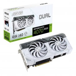 Видеокарта Asus Dual GeForce RTX 4070 SUPER White 12228MB (DUAL-RTX4070S-12G-WHITE)