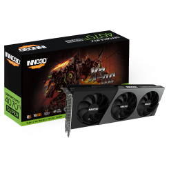 Видеокарта Inno3D GeForce RTX 4070 Ti SUPER X3 OC 16384MB (N407TS2-166XX-186158N)