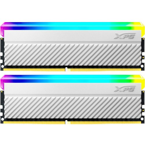 Фото ОЗП ADATA DDR4 16GB (2x8GB) 3600Mhz XPG Spectrix D45G RGB White (AX4U36008G18I-DCWHD45G)