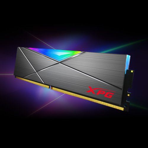Photo RAM ADATA DDR4 8GB 3600Mhz XPG Spectrix D50 RGB Grey (AX4U36008G18I-ST50)