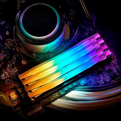 Photo RAM ADATA DDR4 16GB (2x8GB) 3600Mhz XPG Spectrix D60G RGB Grey (AX4U36008G18I-DT60)