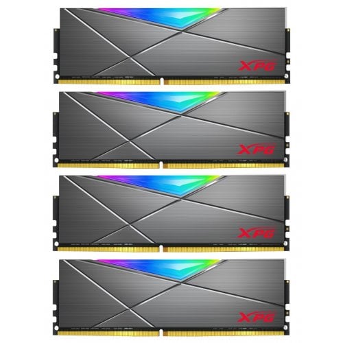 Фото ОЗУ ADATA DDR4 32GB (4x8GB) 3600Mhz XPG Spectrix D50 RGB Grey (AX4U36008G18I-QCTG50)