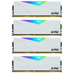 Фото ADATA DDR4 32GB (4x8GB) 3600Mhz XPG Spectrix D50 RGB White (AX4U36008G18I-QCWH50)