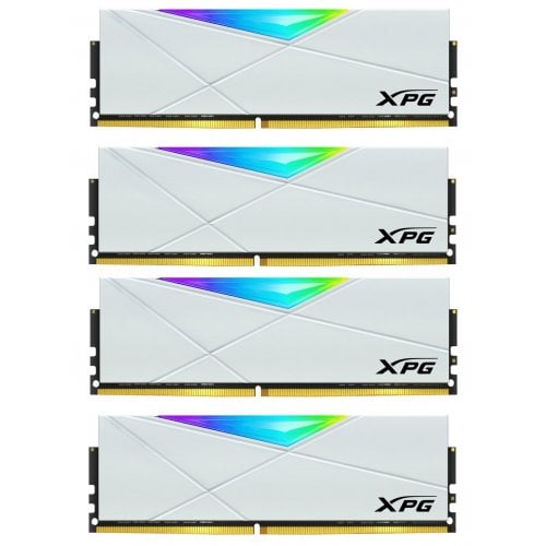Фото ОЗП ADATA DDR4 32GB (4x8GB) 3600Mhz XPG Spectrix D50 RGB White (AX4U36008G18I-QCWH50)