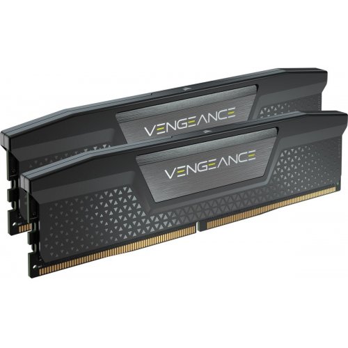 Купить ОЗУ Corsair DDR5 64GB (2x32GB) 6000Mhz Vengeance Black (CMK64GX5M2B6000C30) с проверкой совместимости: обзор, характеристики, цена в Киеве, Днепре, Одессе, Харькове, Украине | интернет-магазин TELEMART.UA фото