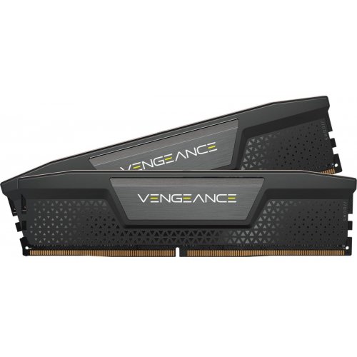 Купить ОЗУ Corsair DDR5 64GB (2x32GB) 6000Mhz Vengeance Black (CMK64GX5M2B6000C30) с проверкой совместимости: обзор, характеристики, цена в Киеве, Днепре, Одессе, Харькове, Украине | интернет-магазин TELEMART.UA фото