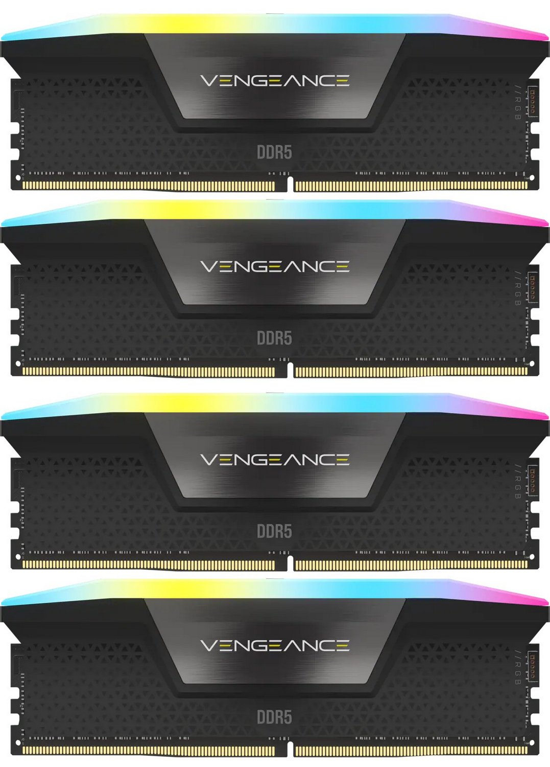 Купить ОЗУ Corsair DDR5 96GB (4x24GB) 6000Mhz Vengeance RGB Black