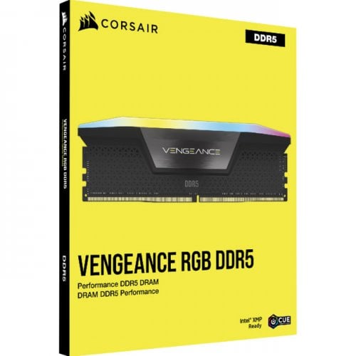 Фото ОЗУ Corsair DDR5 96GB (4x24GB) 6000Mhz Vengeance RGB Black (CMH96GX5M4B6000C30)